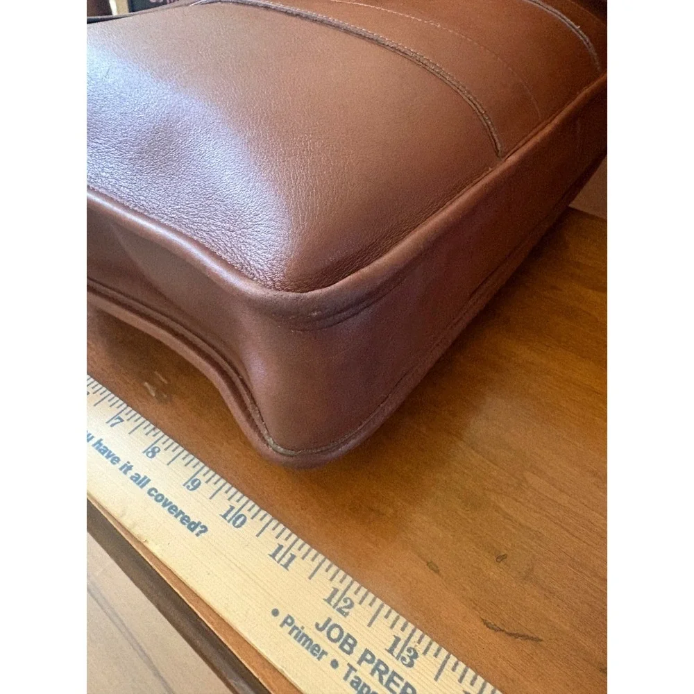 Vintage 1997 Coach Embassy Briefcase 5282 British Tan Leather Made in USA